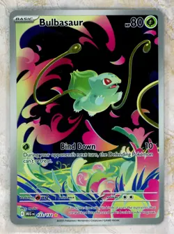 2025 Pokemon MEG EN-Mega Evolutions #133 Bulbasaur IR - Image 1