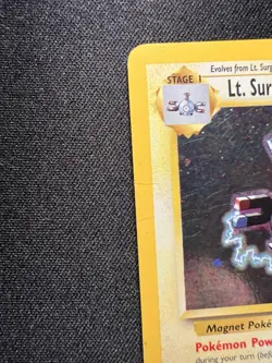Pokemon TCG Lt. Surge's Magneton Gym Heroes 8/132 Holo Unlimited Rare MP - Image 2