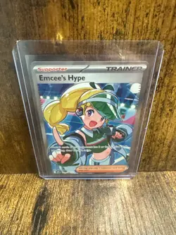 Emcee's Hype 220/182 Sv10: Destined Rivals Holo Pokemon - Image 4