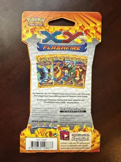 Pokemon TCG XY Flashfire Sealed Sleeved Booster Pack - Charizard Art - Brand New - Image 2