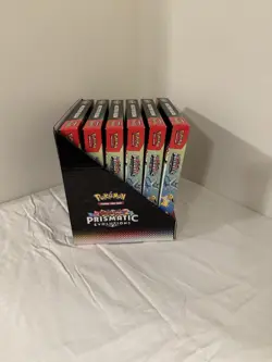 Pokemon TCG Prismatic Evolutions Poster Collection Box Lot of 6 Boxes w/ Display - Image 3