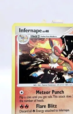 Pokemon TCG Infernape 5/130 Diamond and Pearl Holo Rare - Image 2