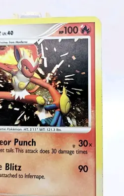 Pokemon TCG Infernape 5/130 Diamond and Pearl Holo Rare - Image 3