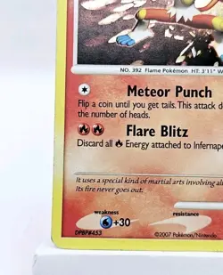 Pokemon TCG Infernape 5/130 Diamond and Pearl Holo Rare - Image 4