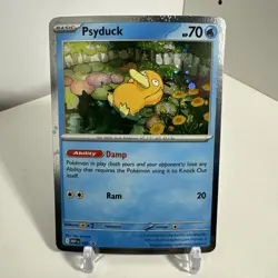 Pokemon TCG Psyduck MEP 007 Mega Evolution Pokemon Blister Promo - Image 1