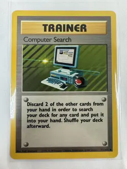 Computer Search Trainer 71/102 Rare Pokemon TCG 1999 NEVER PLAYED - Image 3