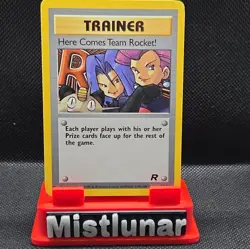 Here Comes Team Rocket! - 15/82 - Pokemon Team Rocket Unlimited NON-HOLO Rare LP - Image 1