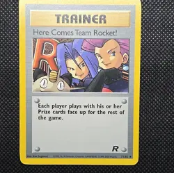 Here Comes Team Rocket! - 15/82 - Pokemon Team Rocket Unlimited NON-HOLO Rare LP - Image 4