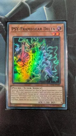 YUGIOH Psy-framegear Delta OP25-EN005 Super Rare - Image 1