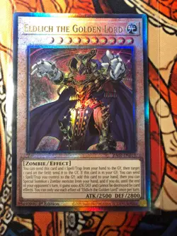 Eldlich the Golden Lord :: Prismatic Ultimate Rare :: RA01-EN019 1st Ed YuGiOh - Image 1