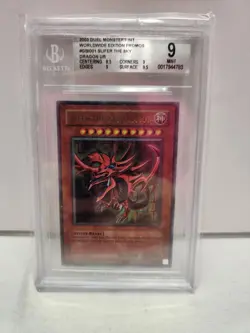 BGS 9 Slifer the Sky Dragon (Ultra Rare) GBI-001 Yu-Gi-Oh 2003 Promo - Image 2