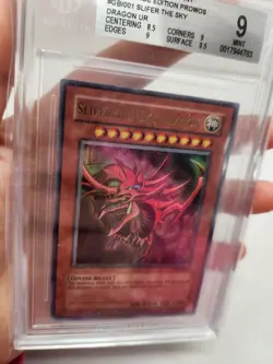 BGS 9 Slifer the Sky Dragon (Ultra Rare) GBI-001 Yu-Gi-Oh 2003 Promo - Image 4