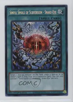 Sinful Spoils of Subversion - Snake-Eye 1st Ed. YuGiOh Duelist Nexus #DUNE-EN060 - Image 1