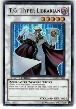 Yugioh! T.G. Hyper Librarian - JUMP-EN051 - Ultra Rare - Limited Edition - NM - Image 1