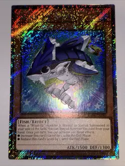 Wind-Up Shark 1st Edition Platinum Secret Rare RA04-EN180 Yu-Gi-Oh! - Image 1