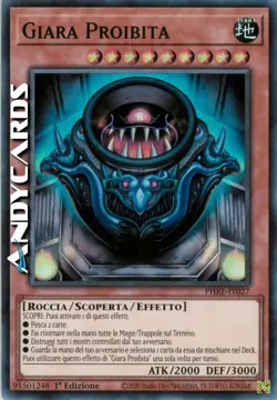 GIARA PROIBITA • (Pot Of The Forbidden) • Super R • PHRE IT027 • 1Ed • Yugioh! - Image 1