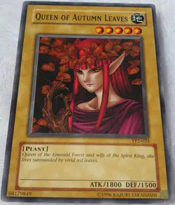 Yugioh 1x Queen of Autumn Leaves TP2-024 Common Unlimited Edition Tournament NM - Image 3