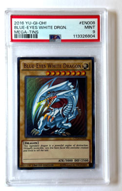 2016 Yu-Gi-Oh! Blue-Eyes White Dragon #EN008 PSA - Image 1