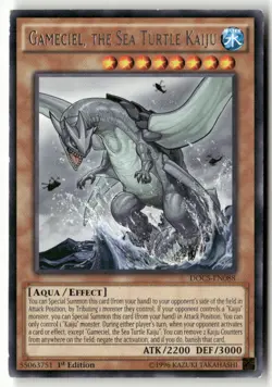 #DOCS-EN088 - Gameciel, the Sea Turtle Kaiju - Rare,1st Ed WB1 R - Image 1