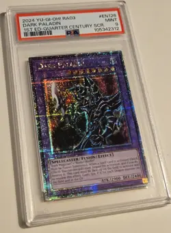 2024 YU-GI-OH! QUARTER CENTURY BONANZA Dark Paladin RA03-EN126 QCR PSA 9 QCSR - Image 2