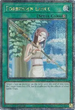Yugioh Forbidden Lance RA02-EN058 Quarter Century Rare 1st Ed NM - Image 2