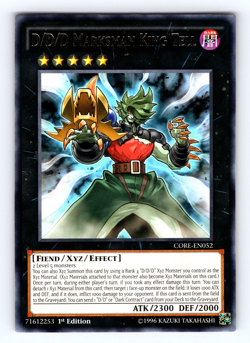 Yugioh D/D/D Marksman King Tell CORE-EN052 1st Edition Silver Foil Rare - NM ?? - Image 1