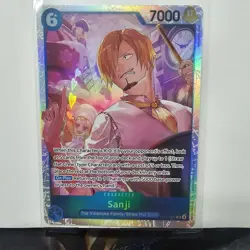 One Piece Card Game OP11-051 Sanji SR English A Fist of Divine Speed - Image 1