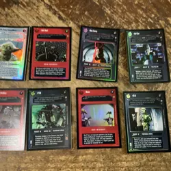 Star Wars CCG Coruscant Foil Cards Lot 16 Cards - Image 1