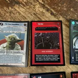 Star Wars CCG Coruscant Foil Cards Lot 16 Cards - Image 2