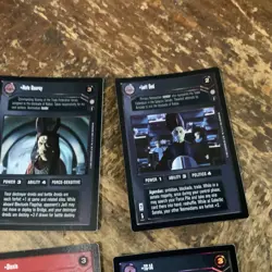 Star Wars CCG Coruscant Foil Cards Lot 16 Cards - Image 3