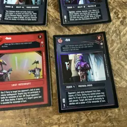 Star Wars CCG Coruscant Foil Cards Lot 16 Cards - Image 4