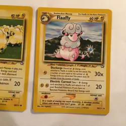 Flaaffy 34/111 Neo Genesis Uncommon Mareep 65/111 WOTC Pokemon Card NM - Image 3
