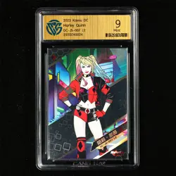 CCG Mint 9 KAYOU 2023 DC Comics CCG Card CHN DC-JS-007 Harley Quinn - Image 2