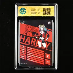 CCG Mint 9 KAYOU 2023 DC Comics CCG Card CHN DC-JS-007 Harley Quinn - Image 3