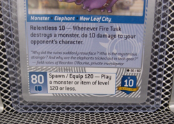 MapleStory iTCG Set 3: P3TS FIRE TUSK #50/60 Silver Code Card (A) - Image 3