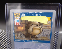 MapleStory iTCG Set 3: P3TS JR CERBES #52/60 Silver Code Card - Image 2