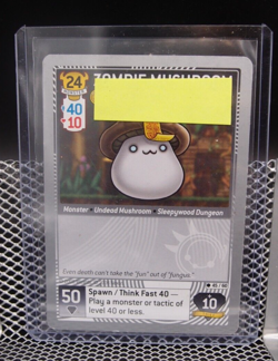 MapleStory iTCG Set 3: P3TS ZOMBIE MUSHROOM #45/60 Silver Code Card - Image 1