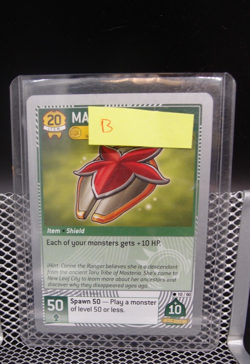 MapleStory iTCG Set 3: P3TS MAPLE SHIELD #10/60 Silver Code Card (B) - Image 1