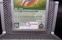 MapleStory iTCG Set 3: P3TS MAPLE SHIELD #10/60 Silver Code Card (B) - Image 3