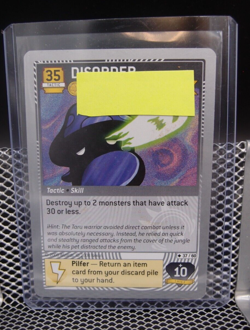 MapleStory iTCG Set 3: P3TS DISORDER #37/60 Silver Code Card - Image 1