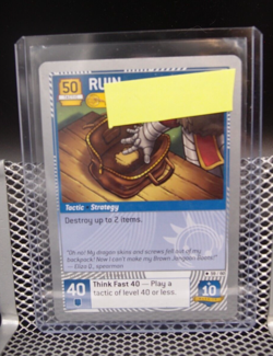 MapleStory iTCG Set 3: P3TS RUIN #59/60 Silver Code Card - Image 1