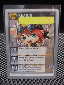 MapleStory iTCG Set 3: P3TS KEATON #39/60 Silver Code Card (B) - Image 1