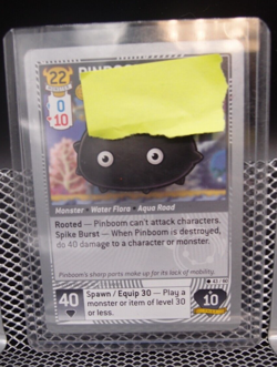 MapleStory iTCG Set 3: P3TS PINBOOM #43/60 Silver Code Card - Image 1