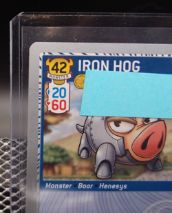 MapleStory iTCG Set 2: OMG! Bosses IRON HOG #51/60 - Silver Code Card - Image 2