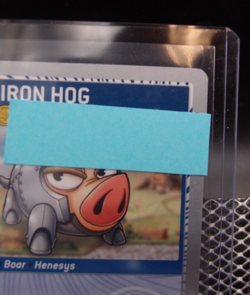 MapleStory iTCG Set 2: OMG! Bosses IRON HOG #51/60 - Silver Code Card - Image 3