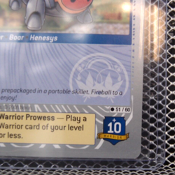 MapleStory iTCG Set 2: OMG! Bosses IRON HOG #51/60 - Silver Code Card - Image 5