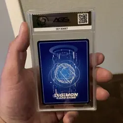 Ophanimon BT2-040 Digimon TCG Graded 10 AGS Grading Card R Gem Mint Rare Slab - Image 3