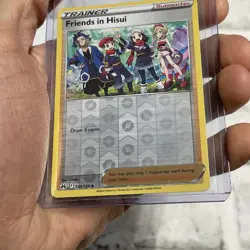 Friends in Hisui 130/159 Crown Zenith Reverse Holo Uncommon Pokemon TCG NM Card - Image 2