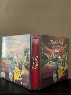 1999 VINTAGE Pokemon 3-Ring Binder; 105 SV Prismatic Evolutions CARDS; MP Great - Image 1