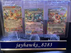 1999 VINTAGE Pokemon 3-Ring Binder; 105 SV Prismatic Evolutions CARDS; MP Great - Image 2